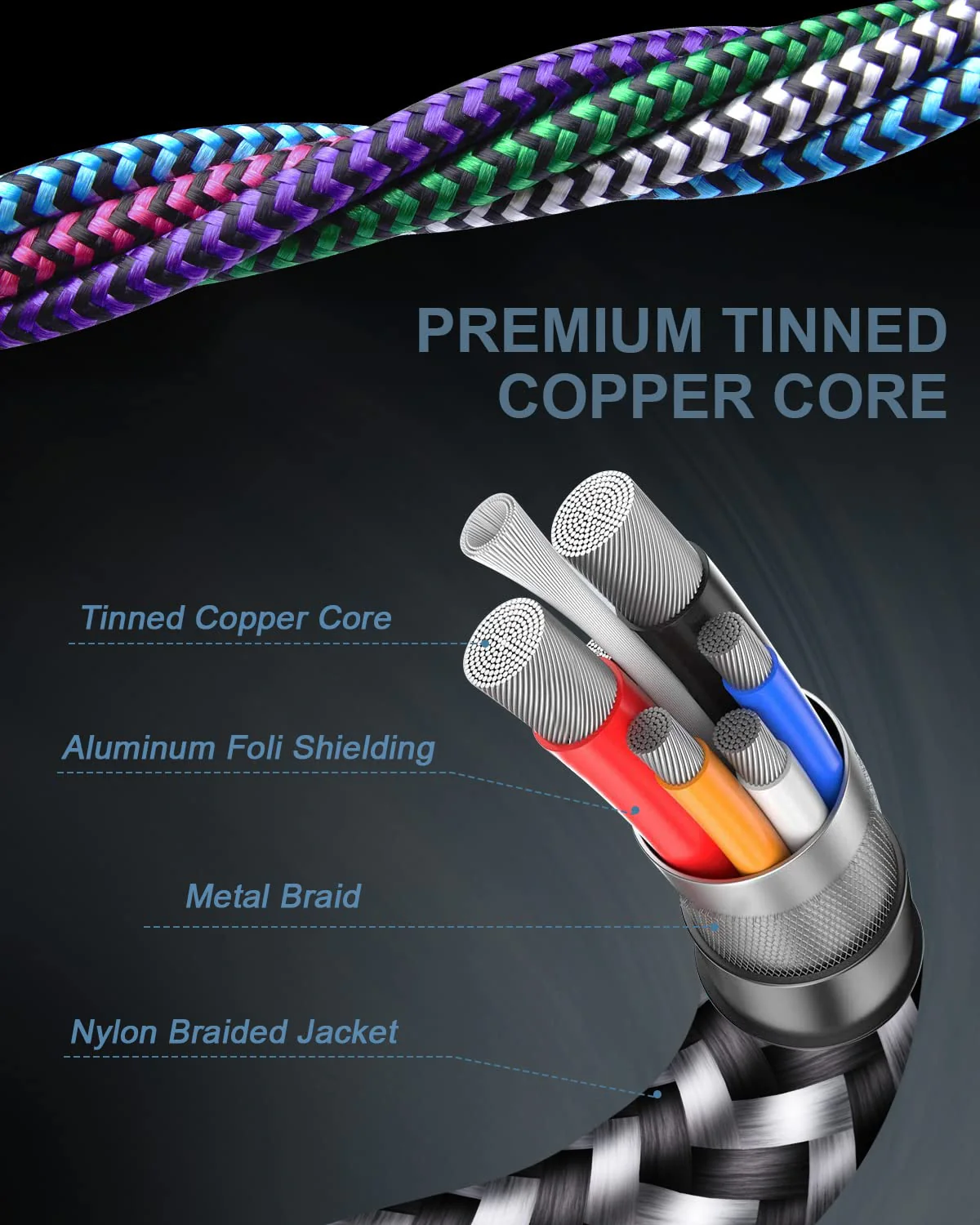 2Pack iPhone Headphone Adapter, [Apple MFi Certified] Lightning to 3.5mm Headphone/Earphone Audio Aux Jack Adapter iPhone Aux Adapter Dongle for iPhone 14 13 12 11 Pro Max Plus Mini XR XS 8 iPad iPod 2*White, Black - Image 4