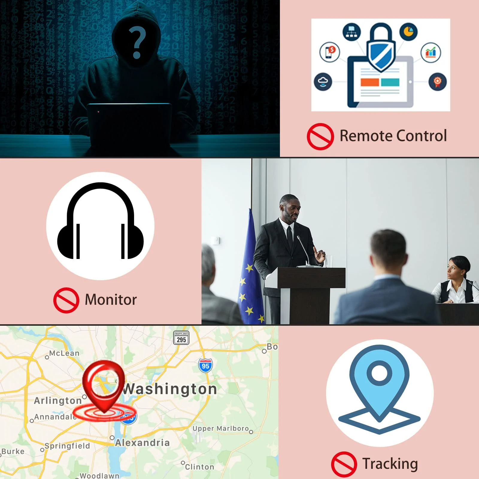 4 Pack Faraday Bags for Laptops & Phones & Radio & Car Keys,Faraday Cage for Anti-Theft Anti-Tracking, Faraday Key Fob Protector, Waterproof & Fireproof Faraday Bag, RFID Signal Blocker Bag Black 1 - Image 3