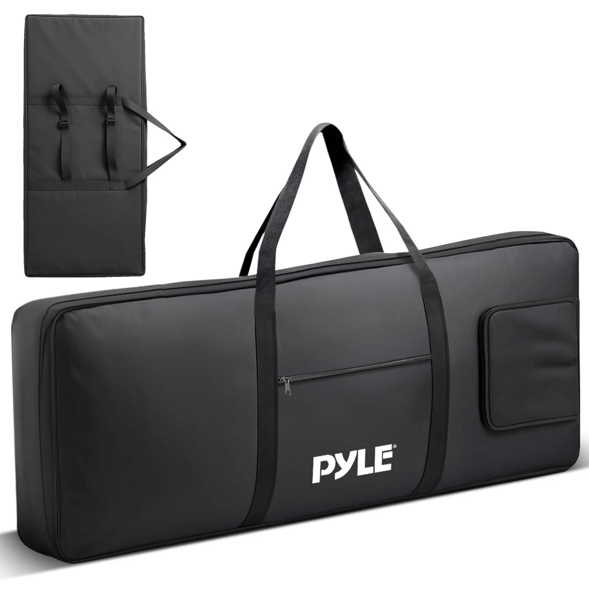 Pyle Keyboard Case, 61 Key Carrying Case Bag for Piano Keyboards, Protects and Covers Portable Digital Keyboard Water Resistant, Used for Models PKBRD6139BT, PKBRD6151PB, and PKBRD6175P